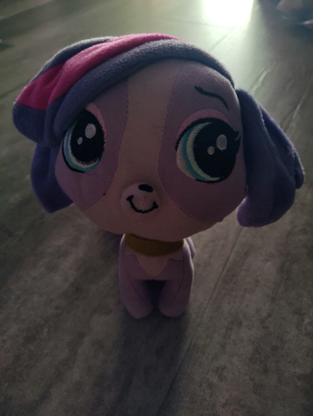 Littlest Pet Shop LPS Toy Factory Hasbro Purple Pink Plush Stuffed Animal 2018